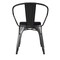 Flash Furniture Black Metal Stack Chair with Black Poly Resin Seat CH-31270-BK-PL1B-GG - alternate 8